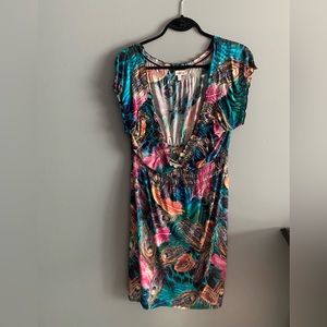 Beautiful low cut satin dress